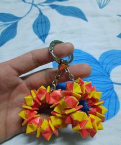 Keychains Made From Recycled Straws