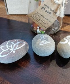 Set Of Hand-painted Stones With Various Adorable Patterns3