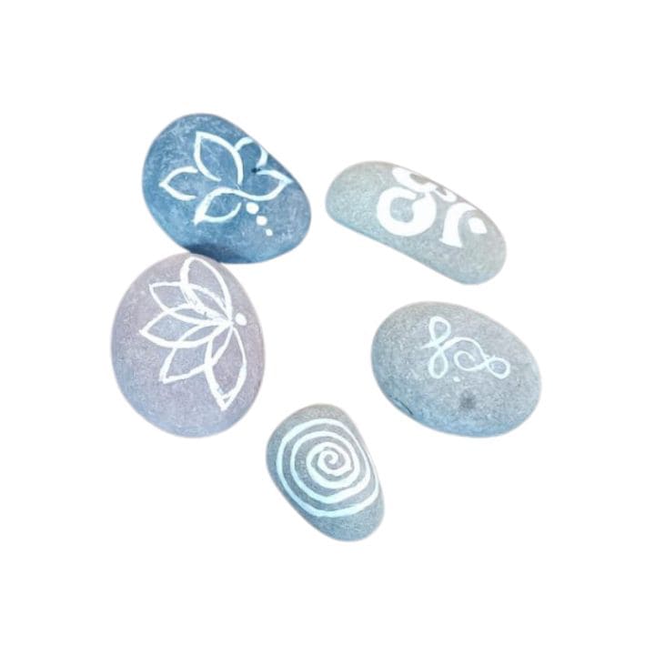 Set Of Hand-painted Stones
